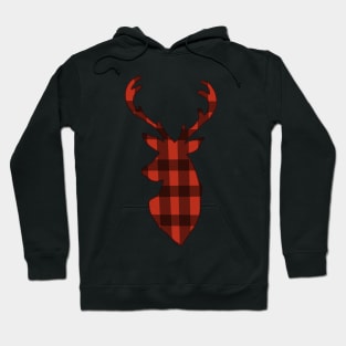 Plaid Reindeer Hoodie